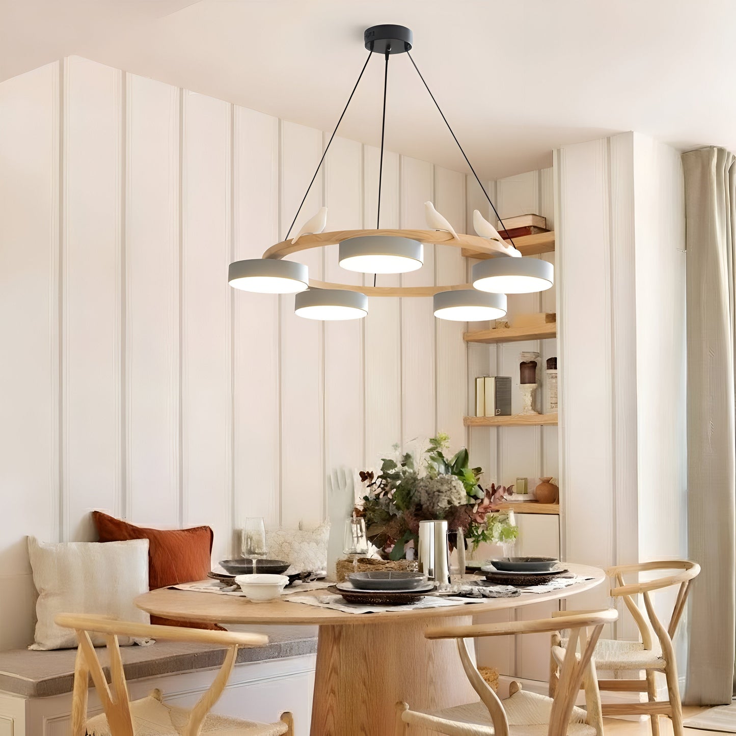 Sienna Nordic Modern Acrylic Round Pendant Light