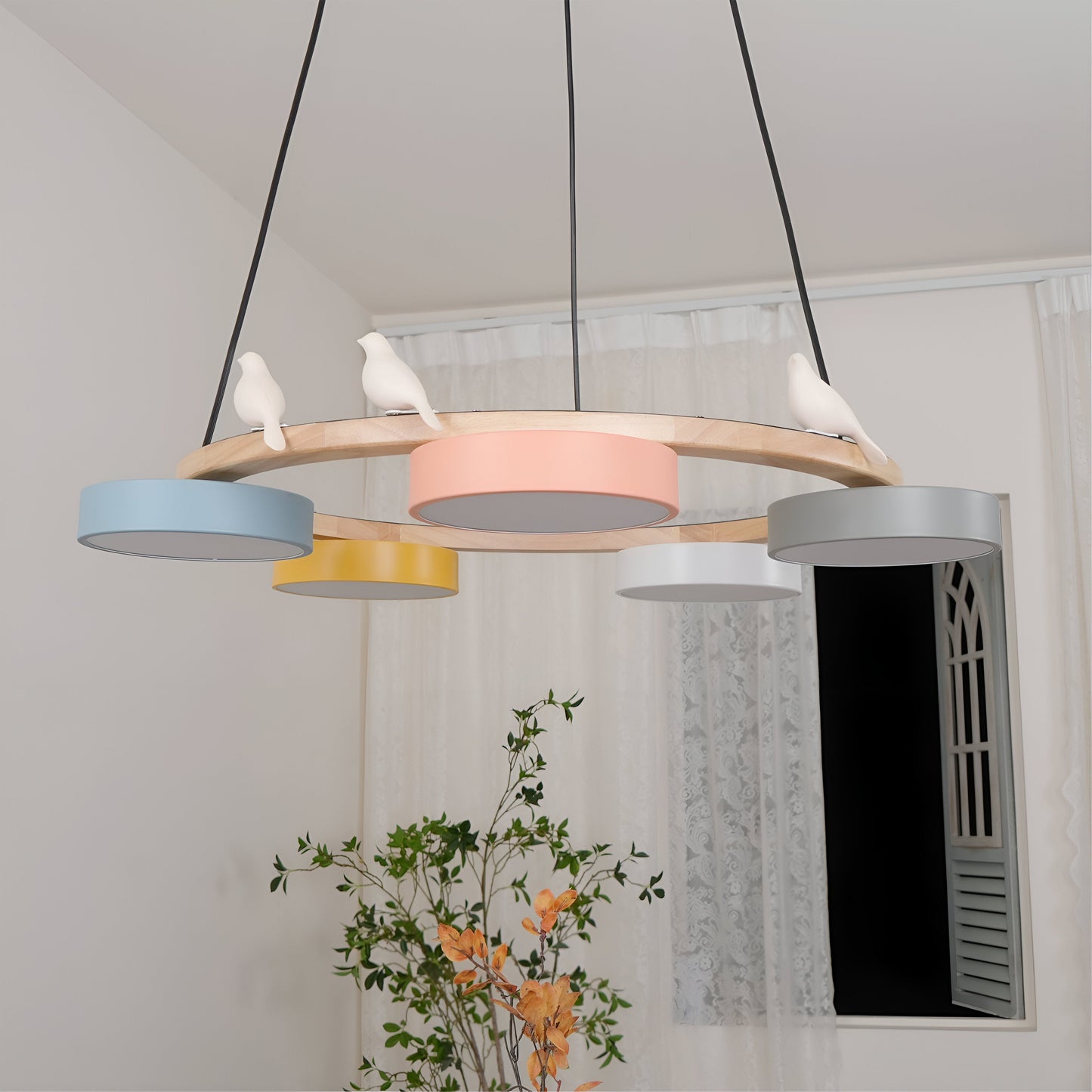 Sienna Nordic Modern Acrylic Round Pendant Light