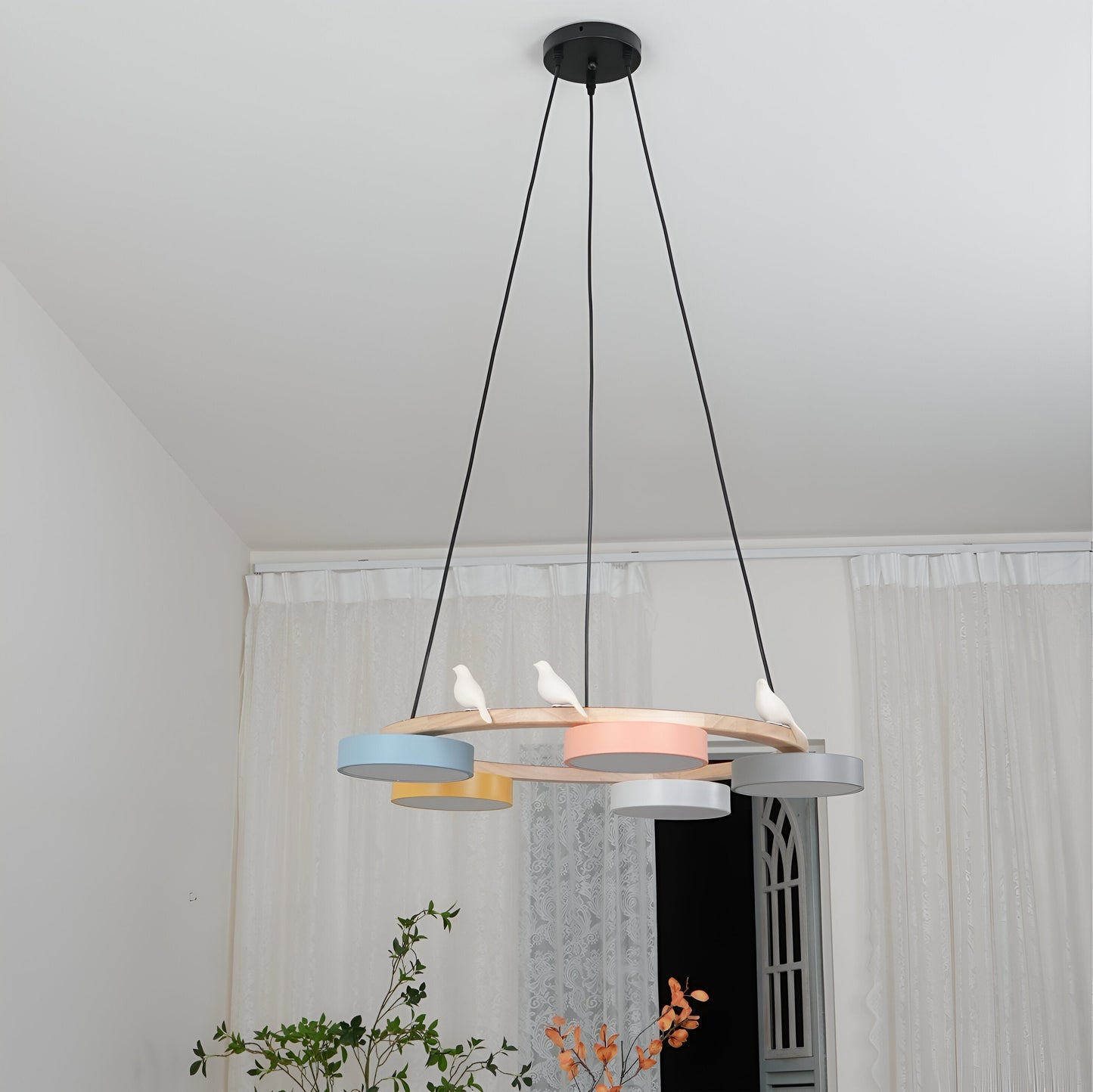Sienna Nordic Modern Acrylic Round Pendant Light