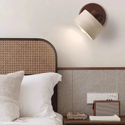 Study Reading Minimalist Travertine Stone Wall Light 4