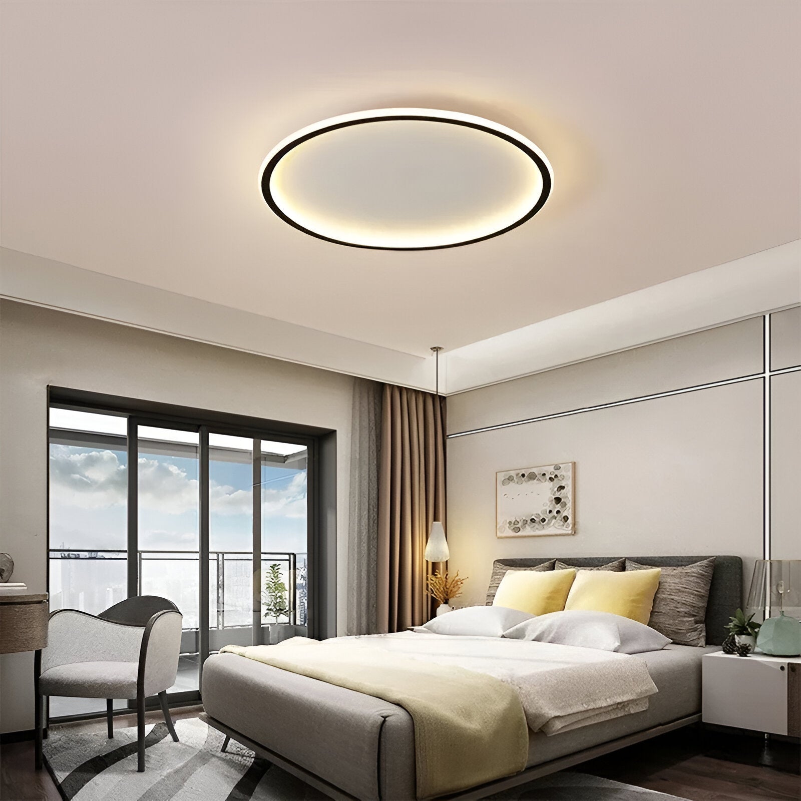 Super Slim Nordic Metal LED Ceiling Light 2