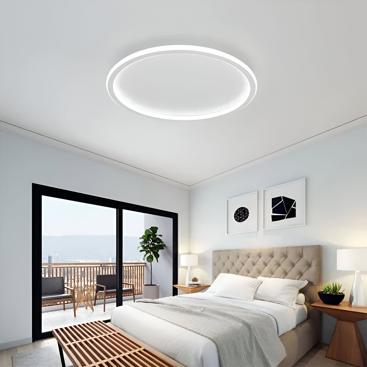 Super Slim Nordic Metal LED Ceiling Light 3