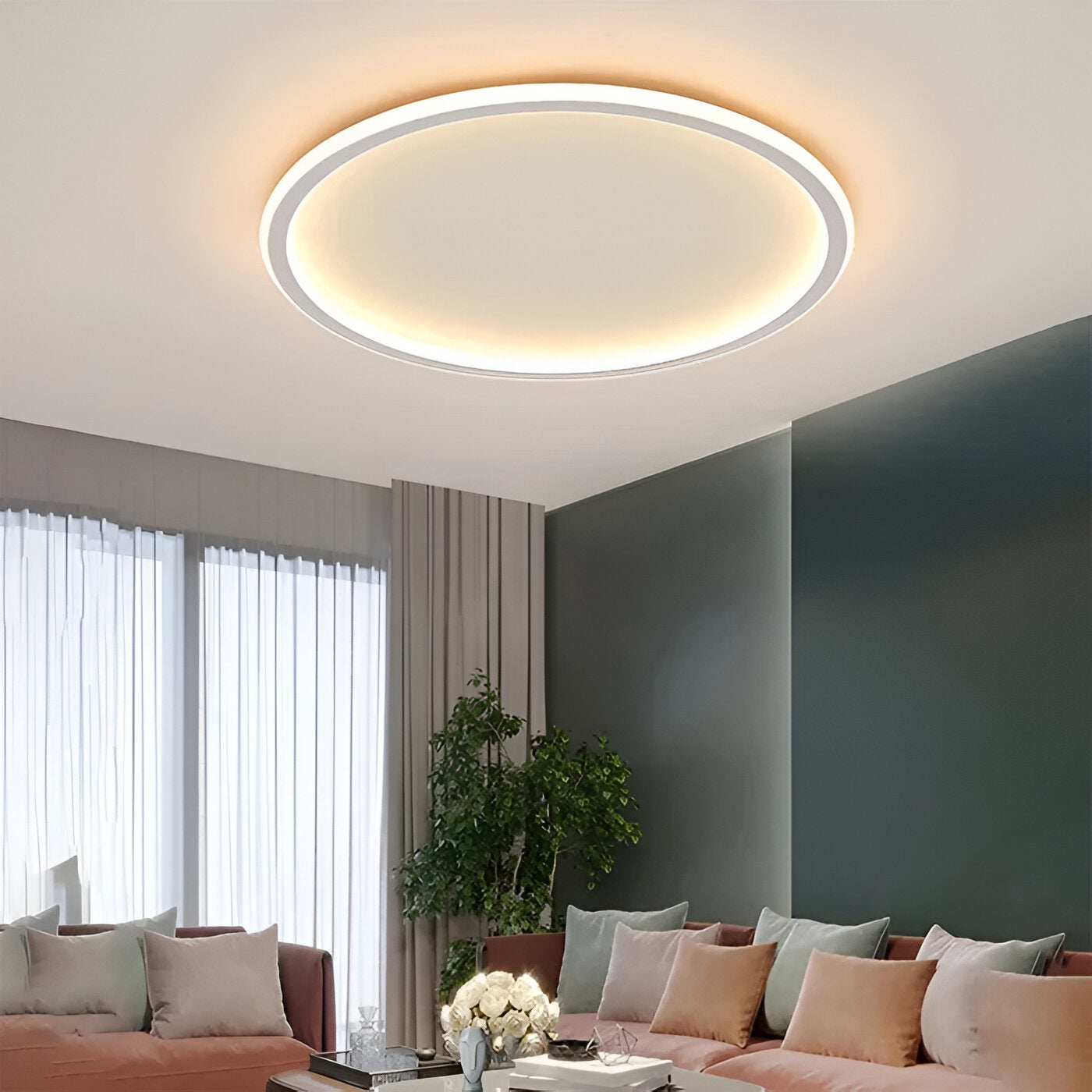Super Slim Nordic Metal LED Ceiling Light 5
