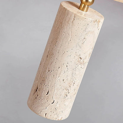 Travertine 3 Heads Ceiling Light Fixtures 4