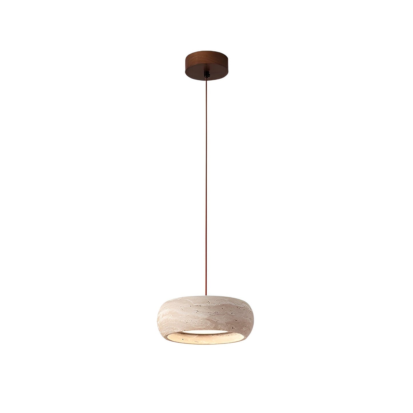 Travertine Stone Wabi Sabi Style Pendant Light