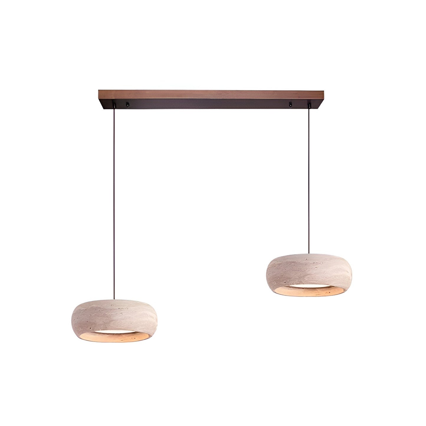Travertine Stone Wabi Sabi Style Pendant Light