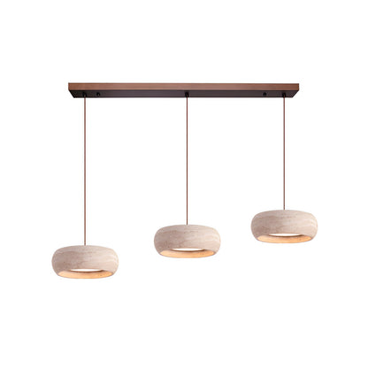 Travertine Stone Wabi Sabi Style Pendant Light