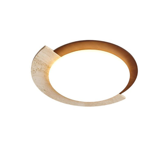 Travertine Retro Creative Geometric Ceiling Light 0