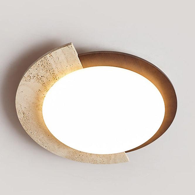 Travertine Retro Creative Geometric Ceiling Light 3