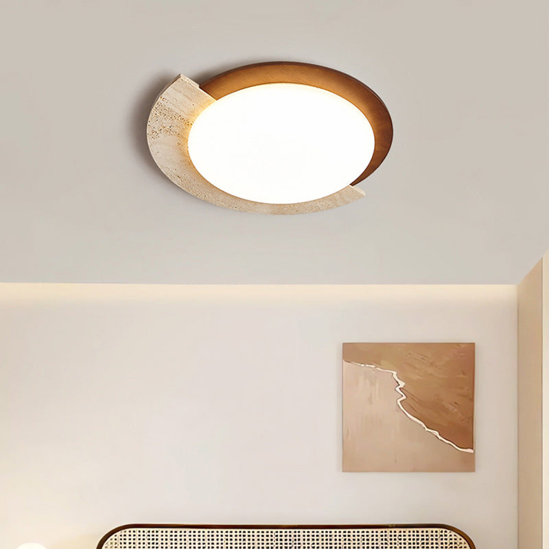 Travertine Retro Creative Geometric Ceiling Light 4