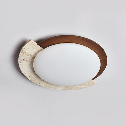 Travertine Retro Creative Geometric Ceiling Light 5