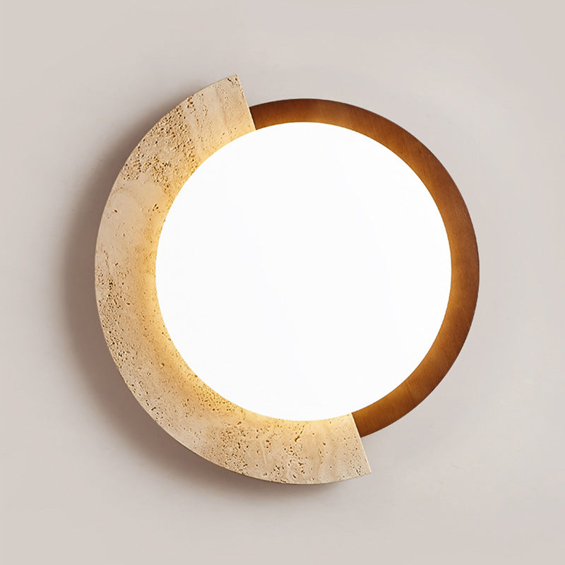 Travertine Retro Creative Geometric Ceiling Light 6