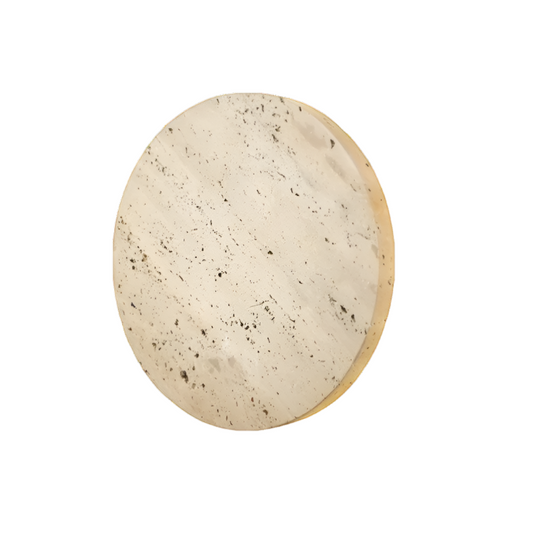 Travertine Stone Round Wall Light 0