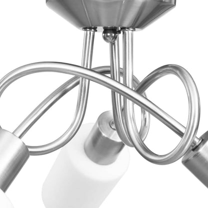 Modern Ceiling Light - White Ceramic Shades