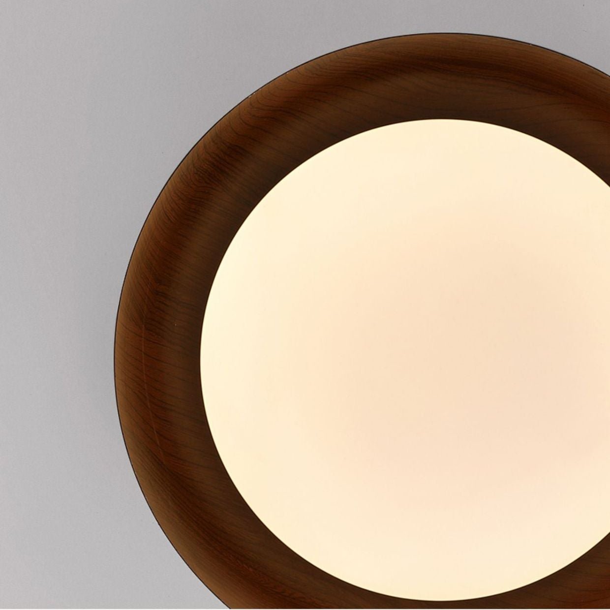 Wabi-Sabi Style Wood Grain Round Ceiling Light 7