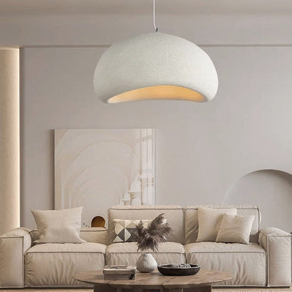 Wabi Sabi Glass Metal Cloud Burst Pendant Light