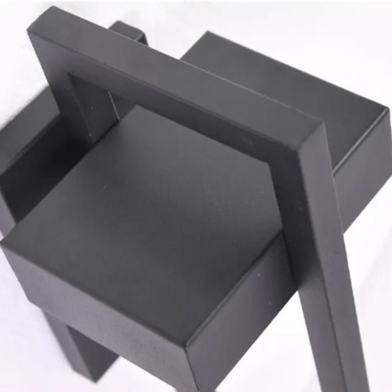 Black Outdoor Wall Light Up & Down