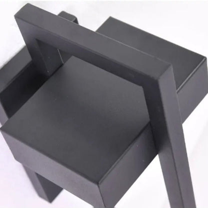 Black Outdoor Wall Light Up & Down