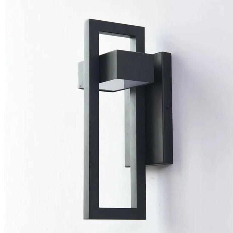 Black Outdoor Wall Light Up & Down
