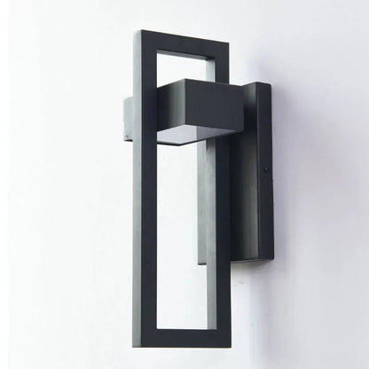 Black Outdoor Wall Light Up & Down