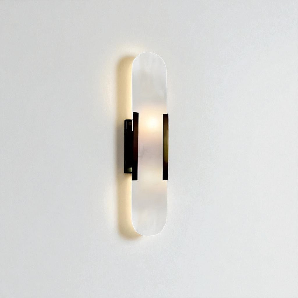Black and Gold LED Wall Lamp Modern Decorative Lighting