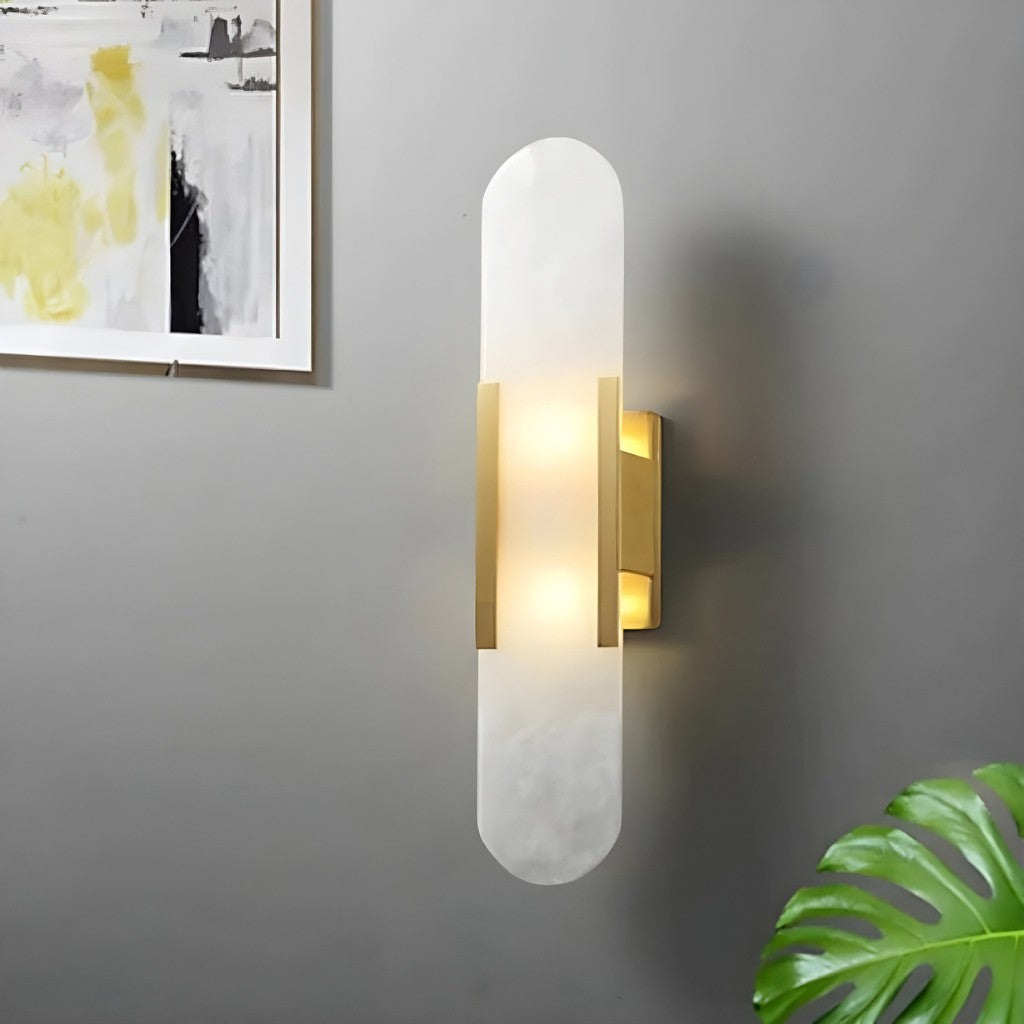 Black and Gold LED Wall Lamp Modern Decorative Lighting
