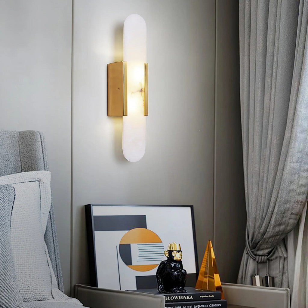 Black and Gold LED Wall Lamp Modern Decorative Lighting