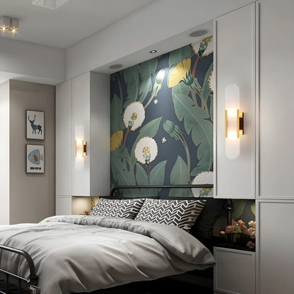 Black and Gold LED Wall Lamp Modern Decorative Lighting