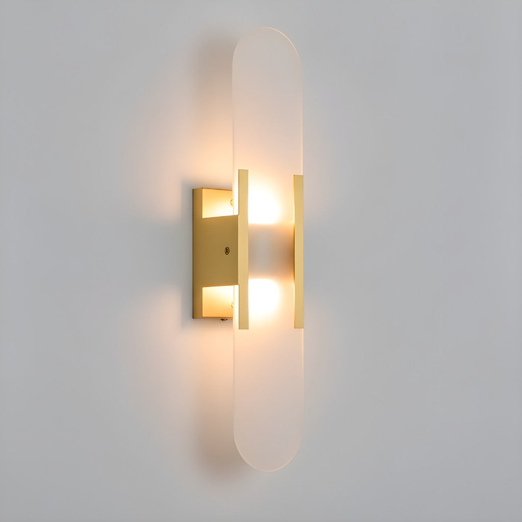 Black and Gold LED Wall Lamp Modern Decorative Lighting