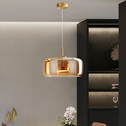 Retro Modern Glass LED Pendant Light