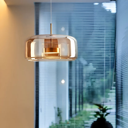 Modern Glass Retro LED Pendant Light