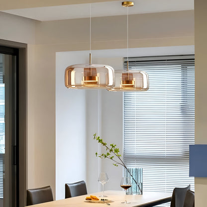 Retro Modern Glass LED Pendant Light