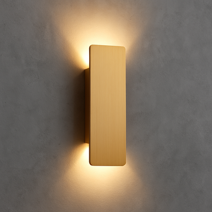 Golden Weatherproof LED Wall Lights Outdoor Lighting