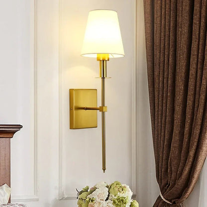 Nordic Elegance Glass Metal LED Wall Sconce