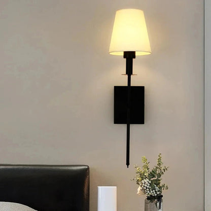 Nordic Elegance Glass Metal LED Wall Sconce