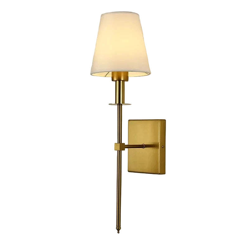 Nordic Elegance Glass Metal LED Wall Sconce
