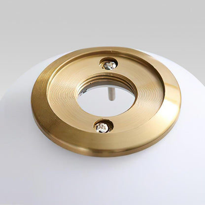 Glass Metal Minimalist Globe Pendant Lighting