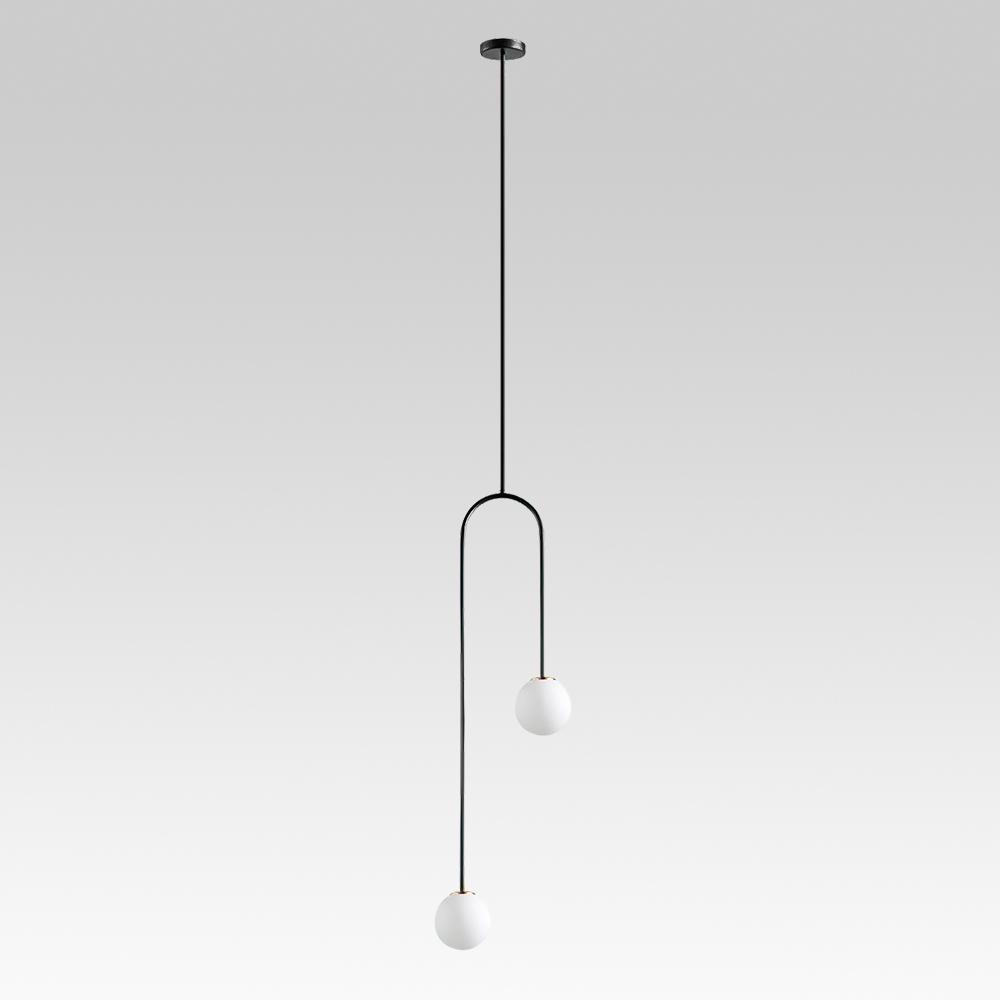 Glass Metal Minimalist Globe Pendant Lighting