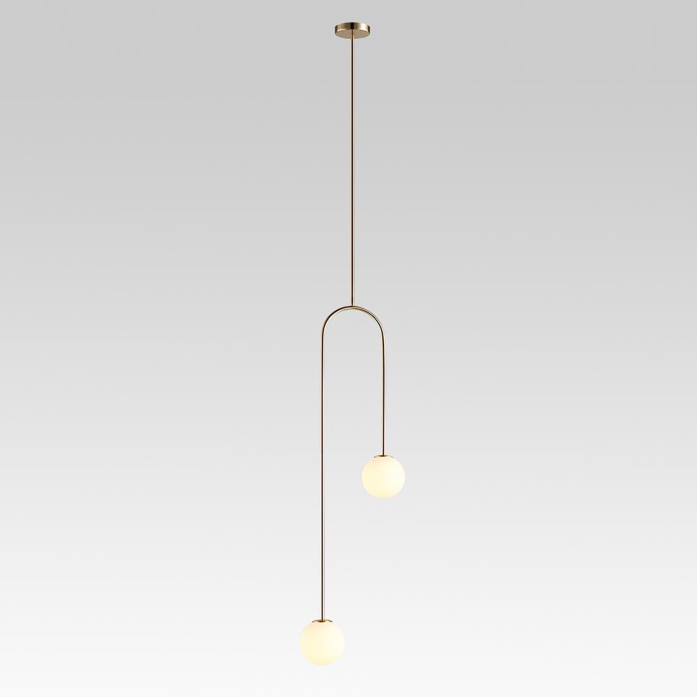 Glass Metal Minimalist Globe Pendant Lighting