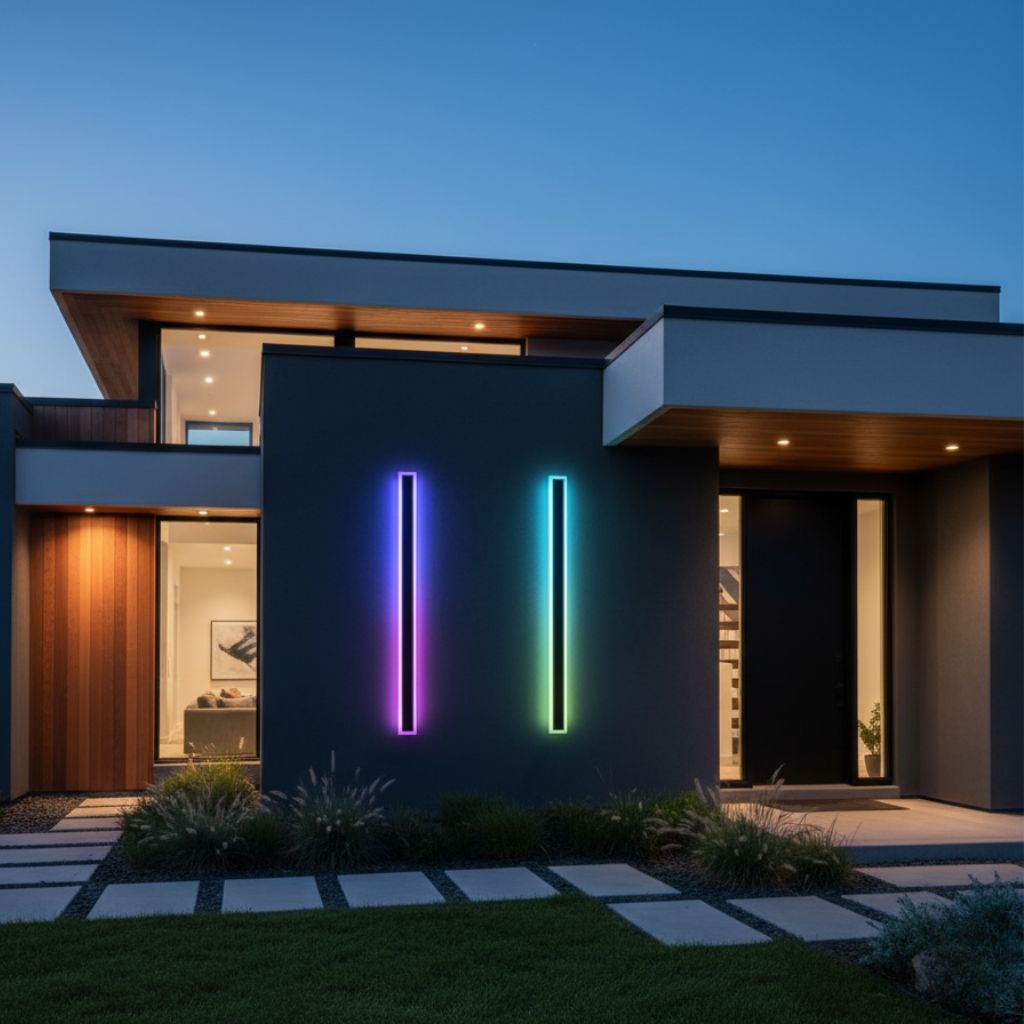 RGB Waterproof Colorful LED Wall Light Indoor Outdoor